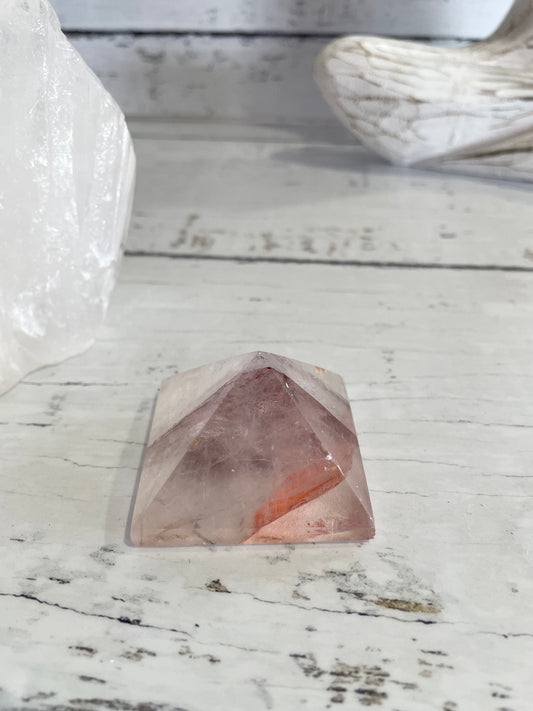 Fire Quartz Pyramid