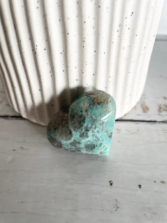 Amazonite Heart