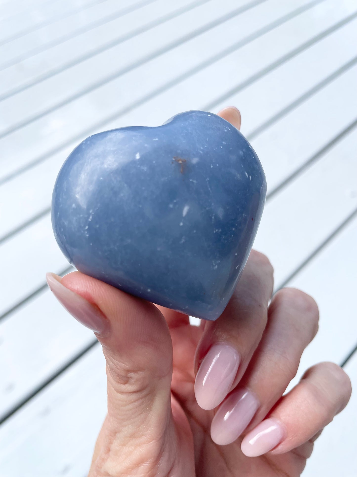 Angelite Heart