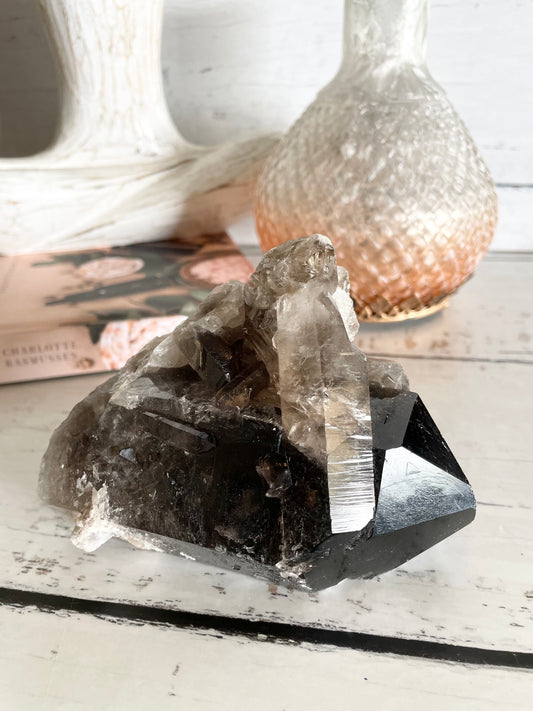 Smoky Quartz Cluster