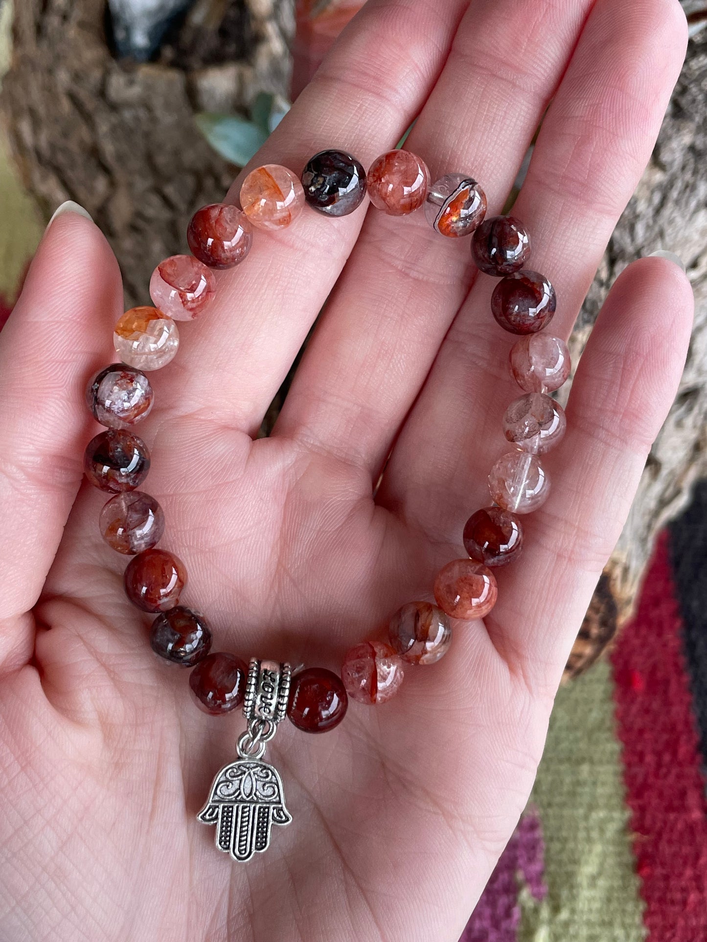 Fire Quartz Healing Bracelet ~ Transformation