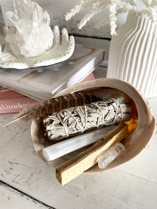 Abalone Shell /Smoke Medicine kit ~ Set of 6