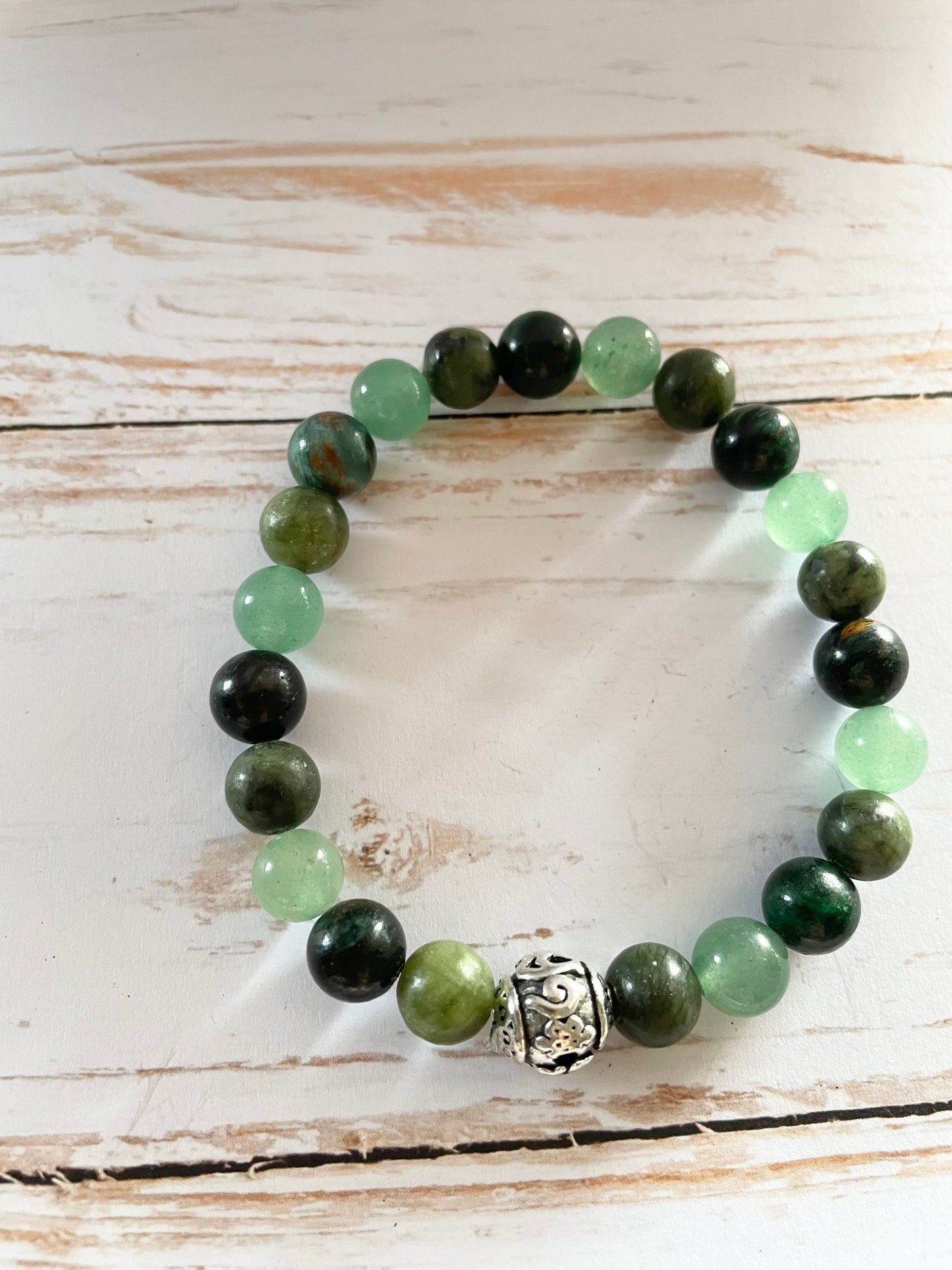 Green Witch Bracelet - Jade/Emerald/Aventurine