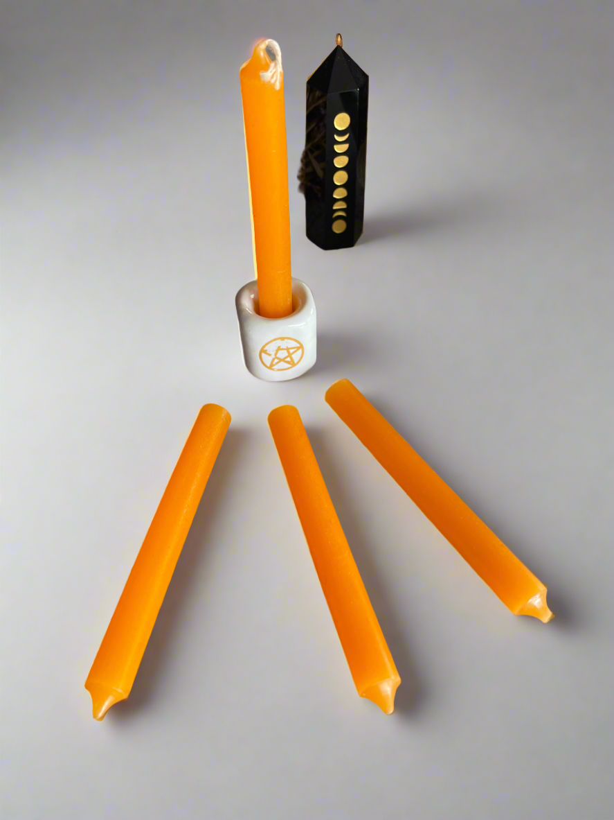 Wish/Manifest Candle Orange - Creativity and Success