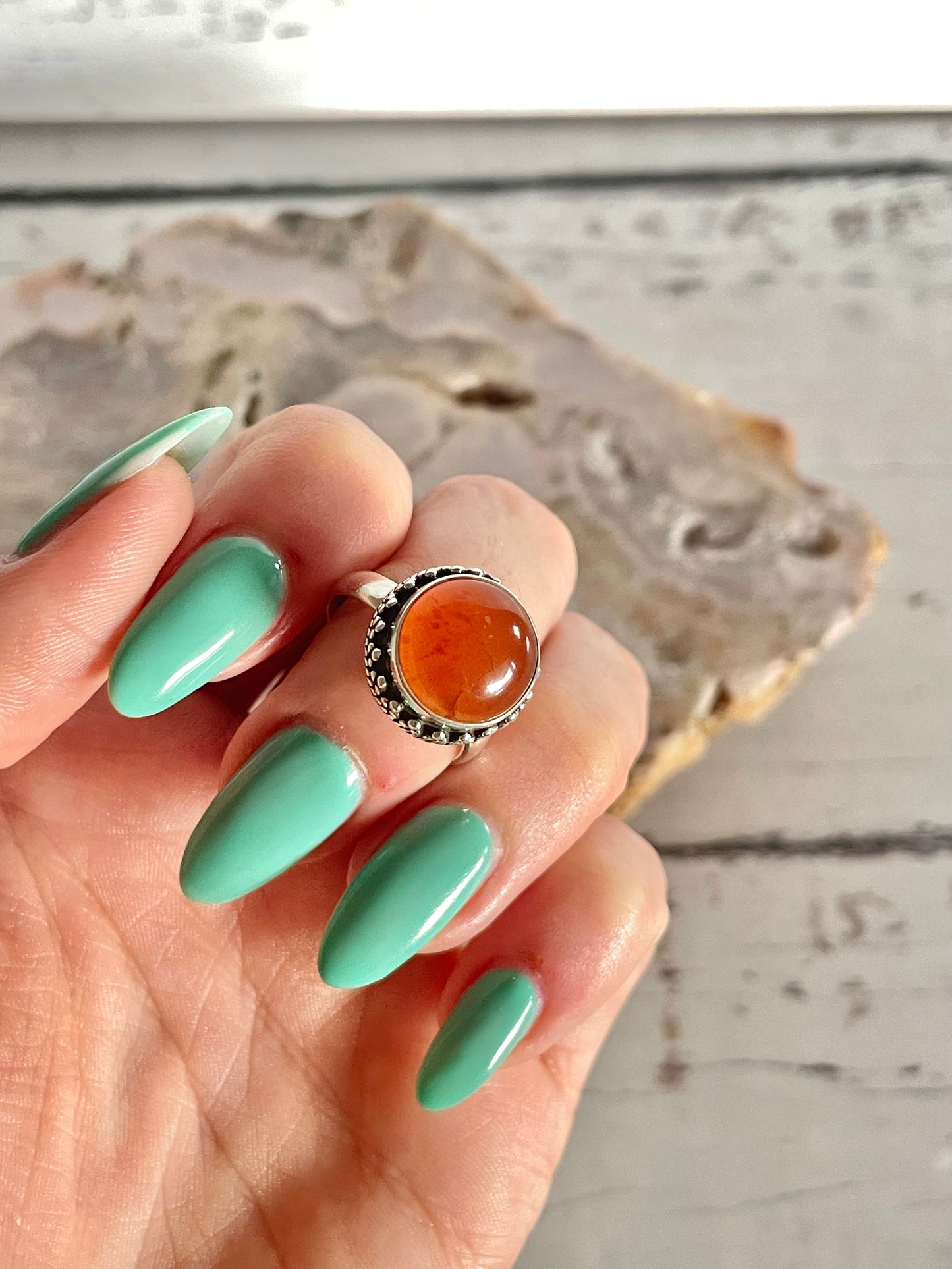 Carnelian Ring ~ size 7