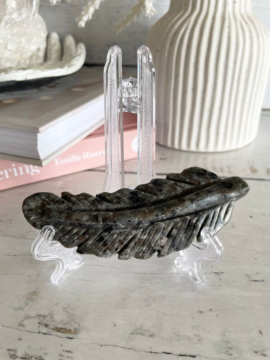 Mixed Moonstone feather