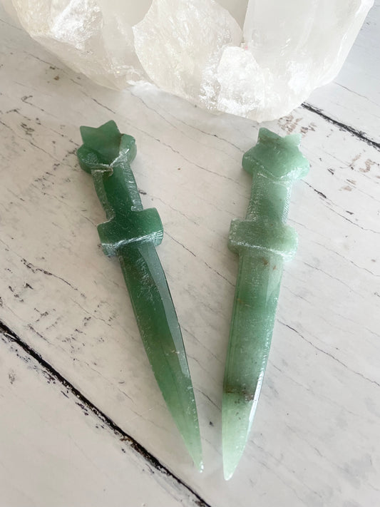 Green Aventurine Athame