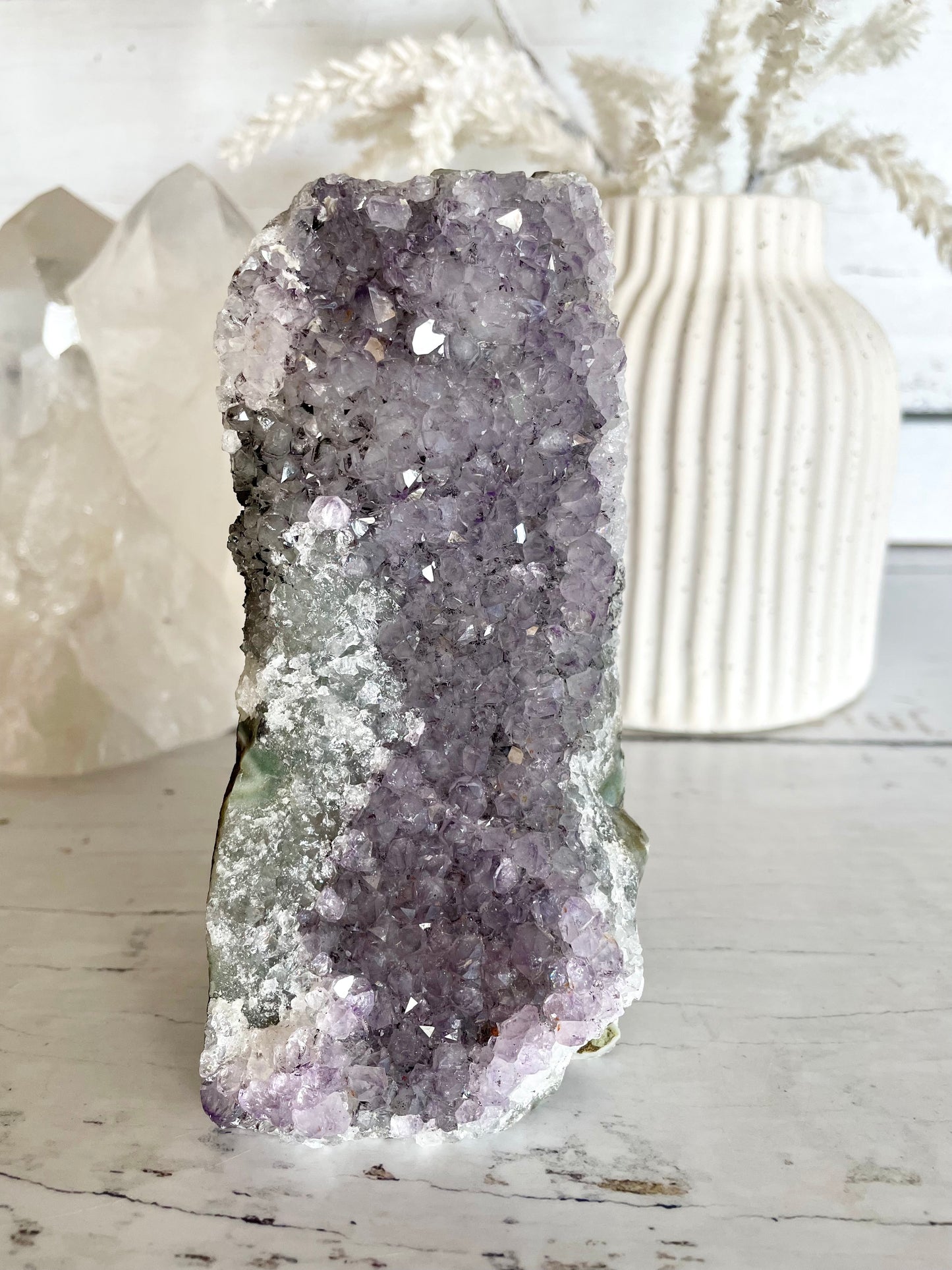 Amethyst Standing Cluster