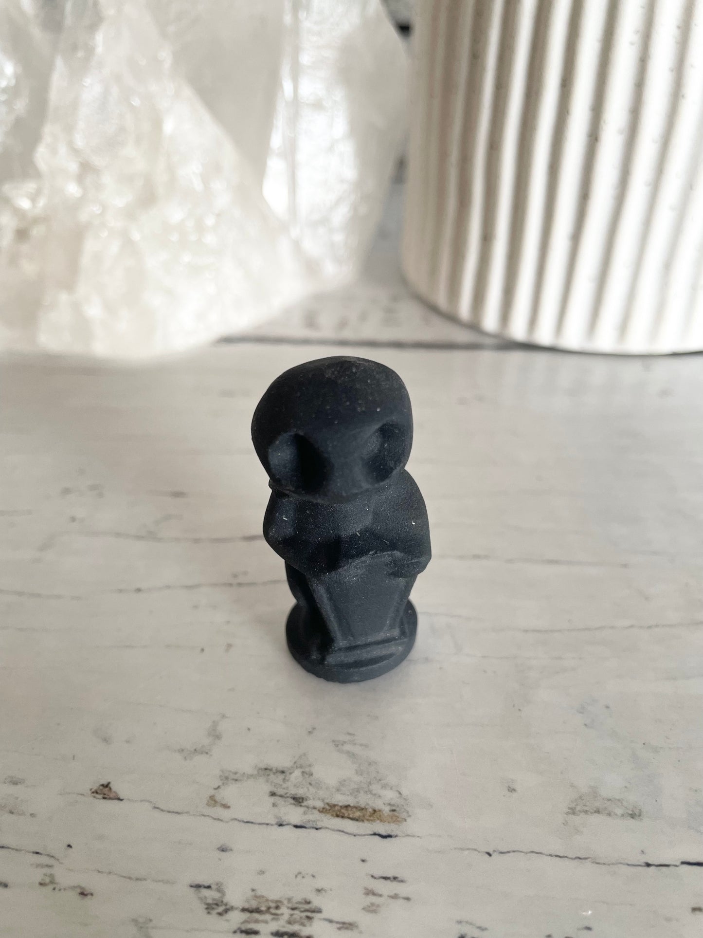 Black Obsidian Halloween Figure