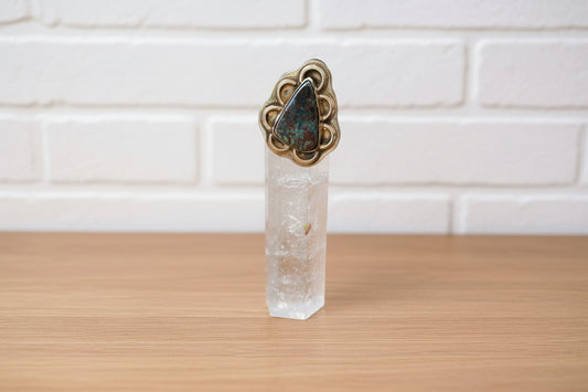 SweetGrass Studio ~ Azurite Ring ~ size 6.5