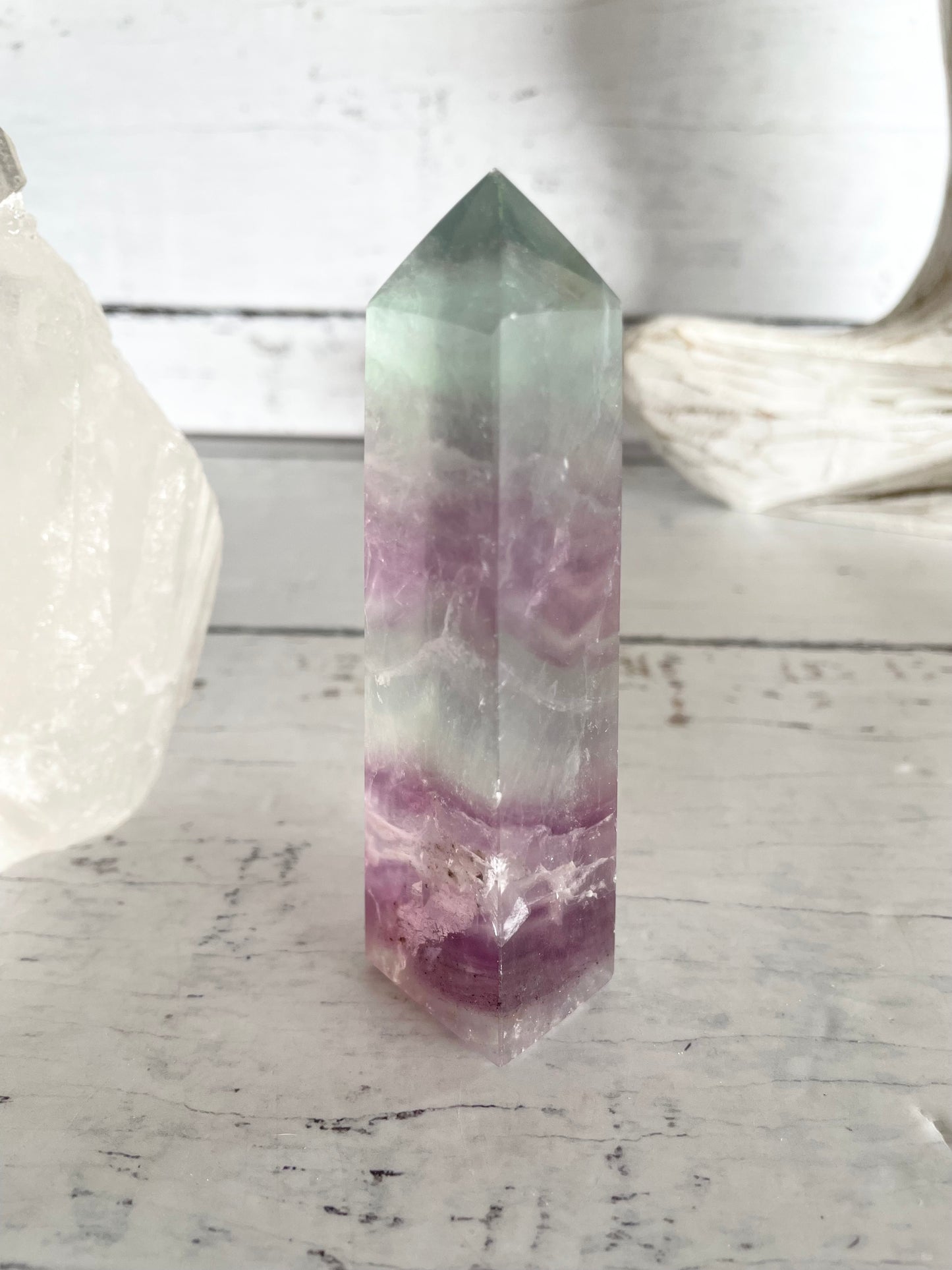 Rainbow Fluorite Obelisk