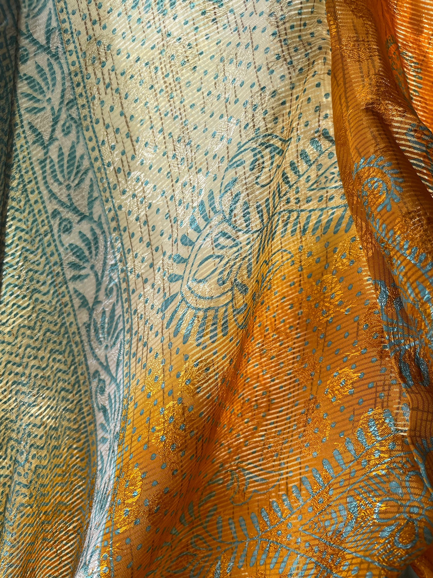 Upcycled Sari Top