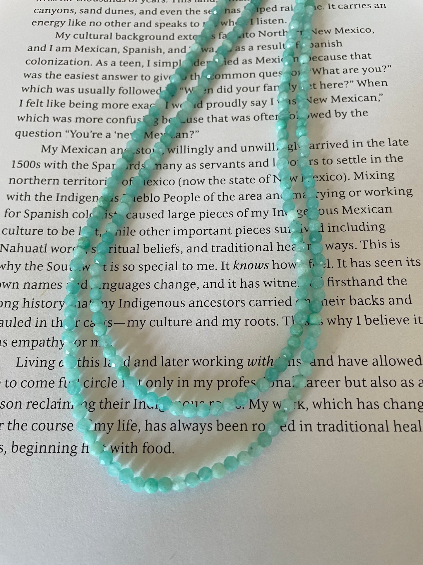 Amazonite ~ Faceted necklace