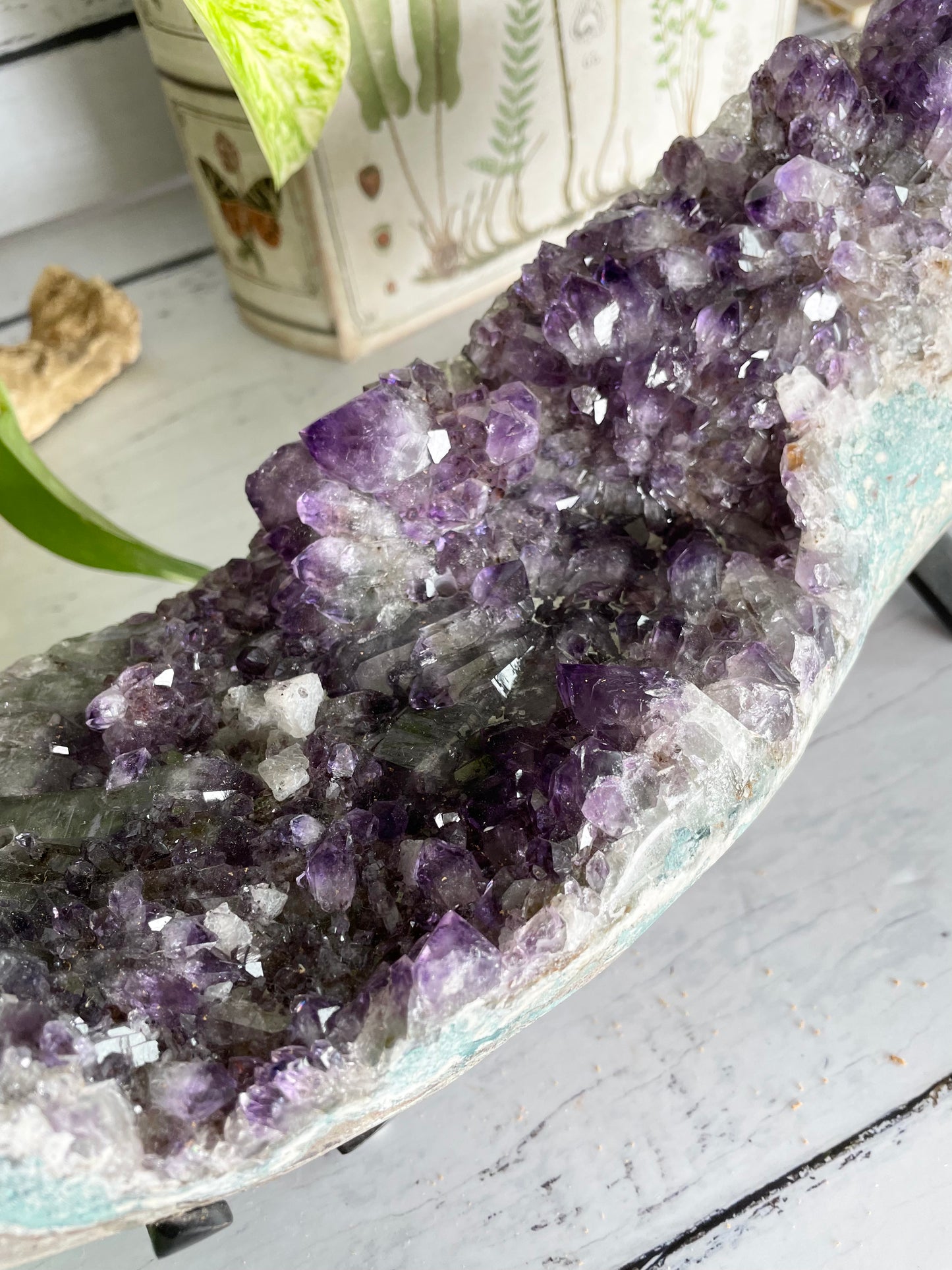 Amethyst Cluster Table Topper ~ 2.7kgs Incense Holder