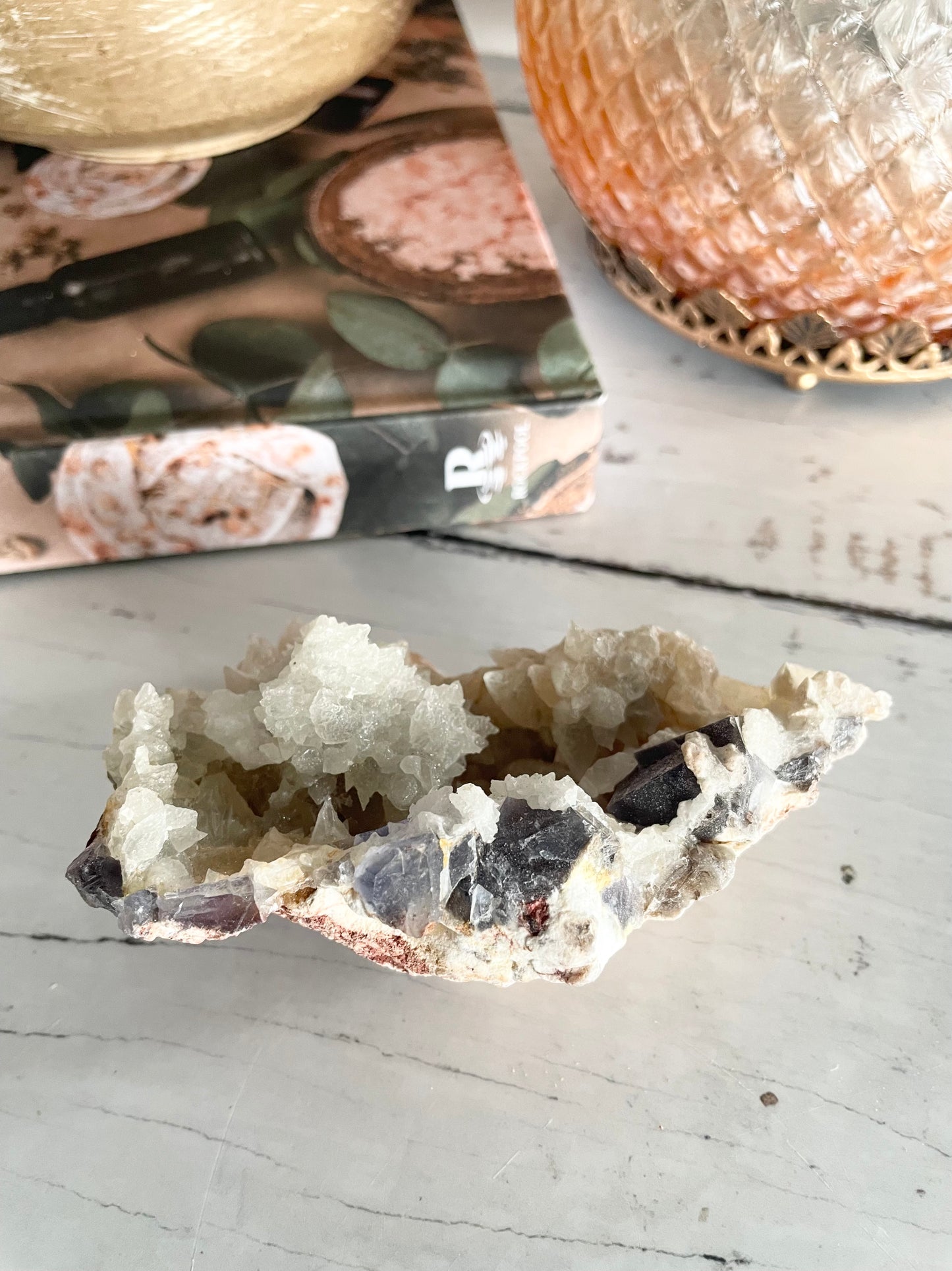 Blue Fluorite Matrix Cluster