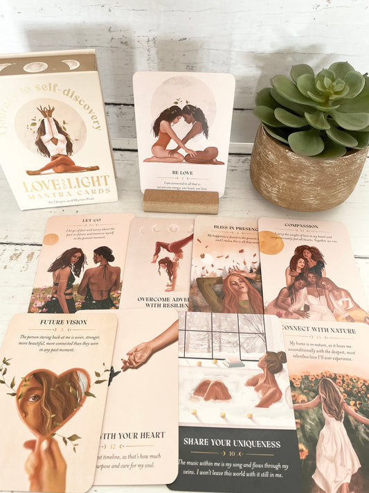 Love And Light Mantra Cards