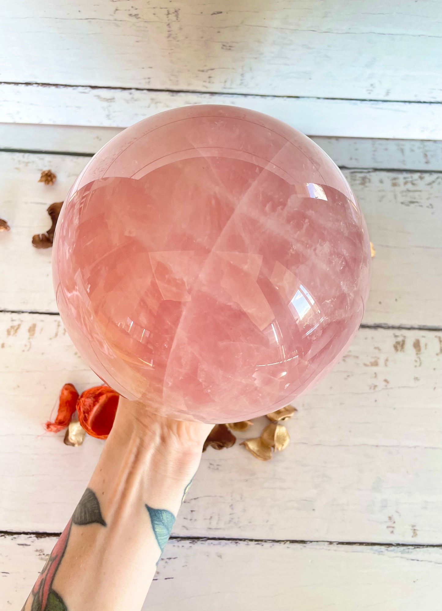 Rose Quartz Sphere ~ 5kgs