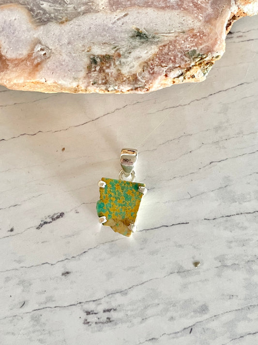 Royston Matrix Turquoise Pendant