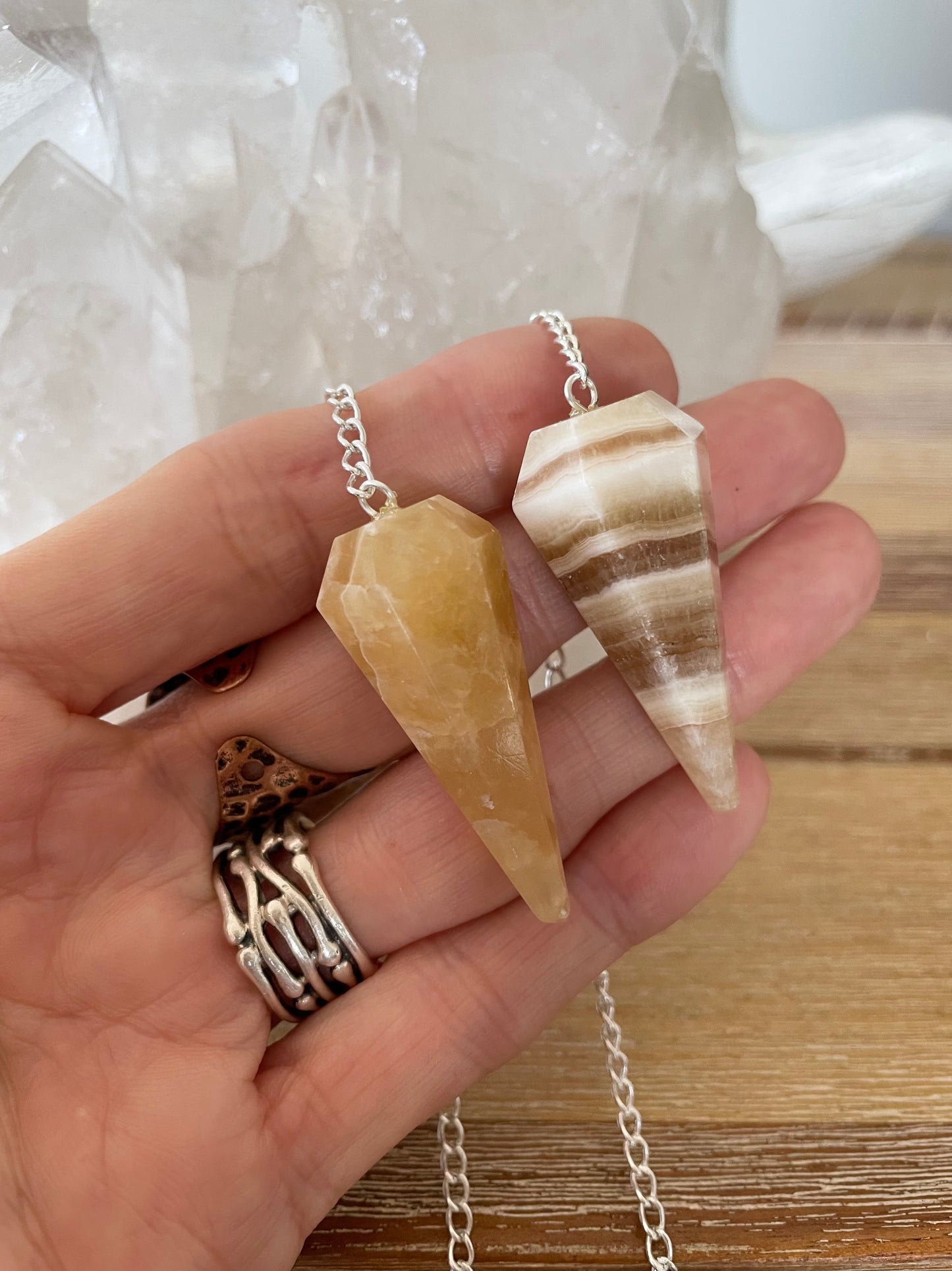 Pendulum ~ Orange Calcite