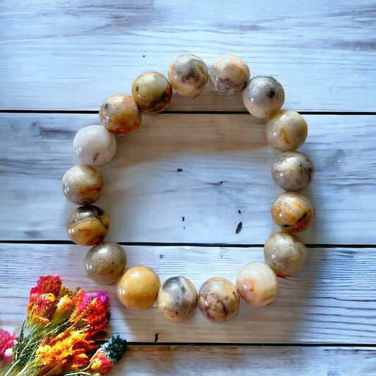 Crazy Lace Agate LIFE ENERGY Healing Bracelet ©️