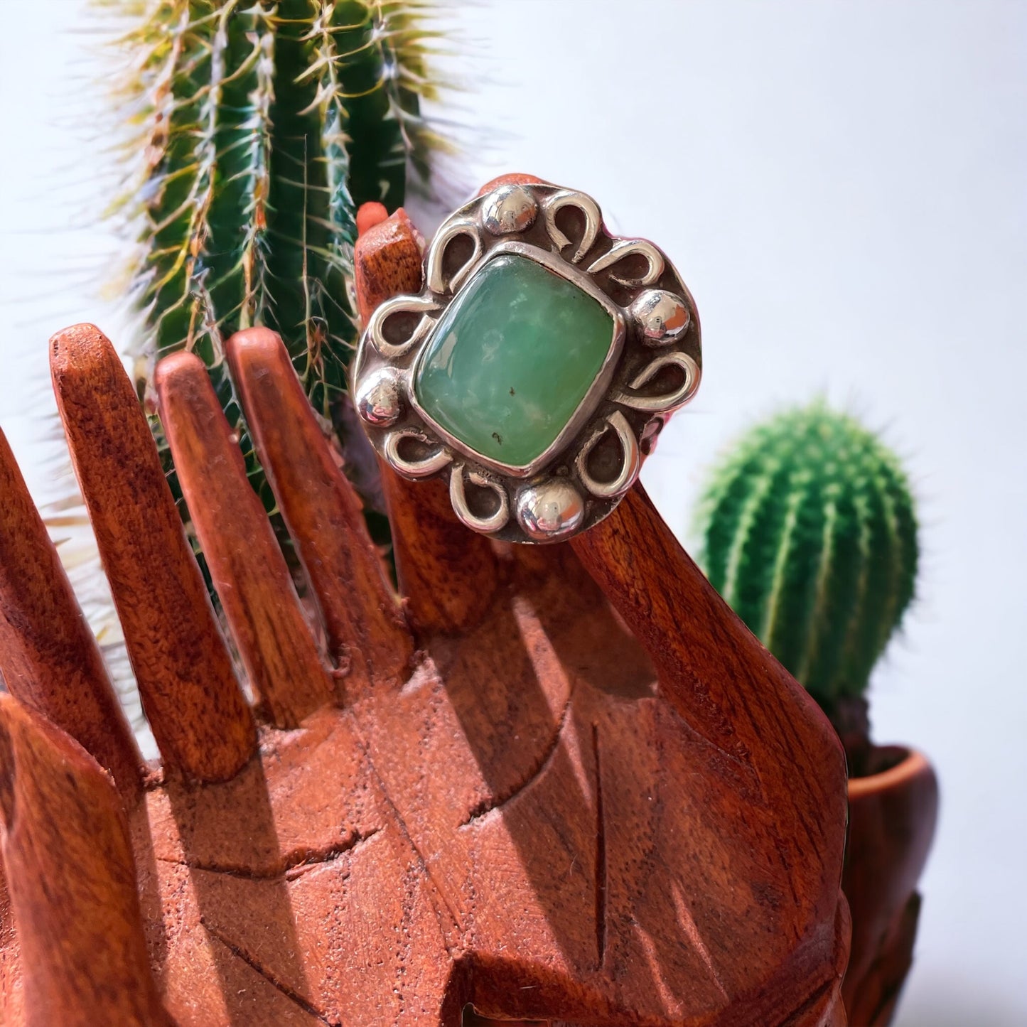 SweetGrass Studio ~ Chrysoprase Ring