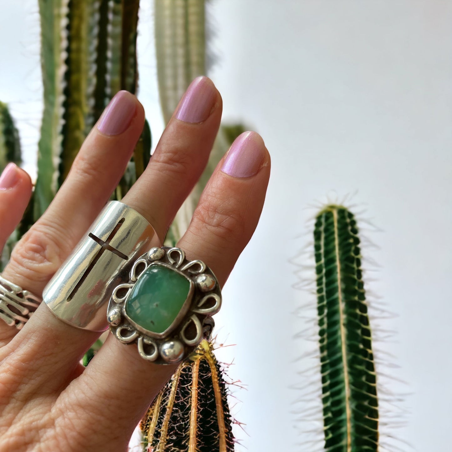 SweetGrass Studio ~ Chrysoprase Ring