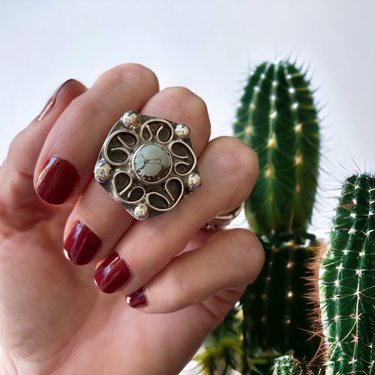 SweetGrass Studio ~ Sand Hill Turquoise Ring