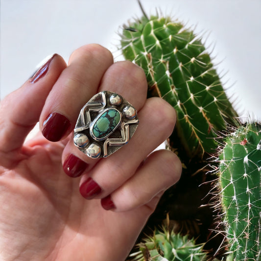 SweetGrass Studio ~ Sand Hill Turquoise Ring