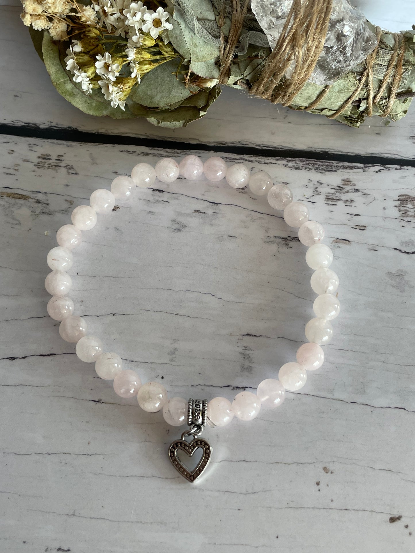 Rose Quartz Healing Anklet ~ Eternal Love ©️