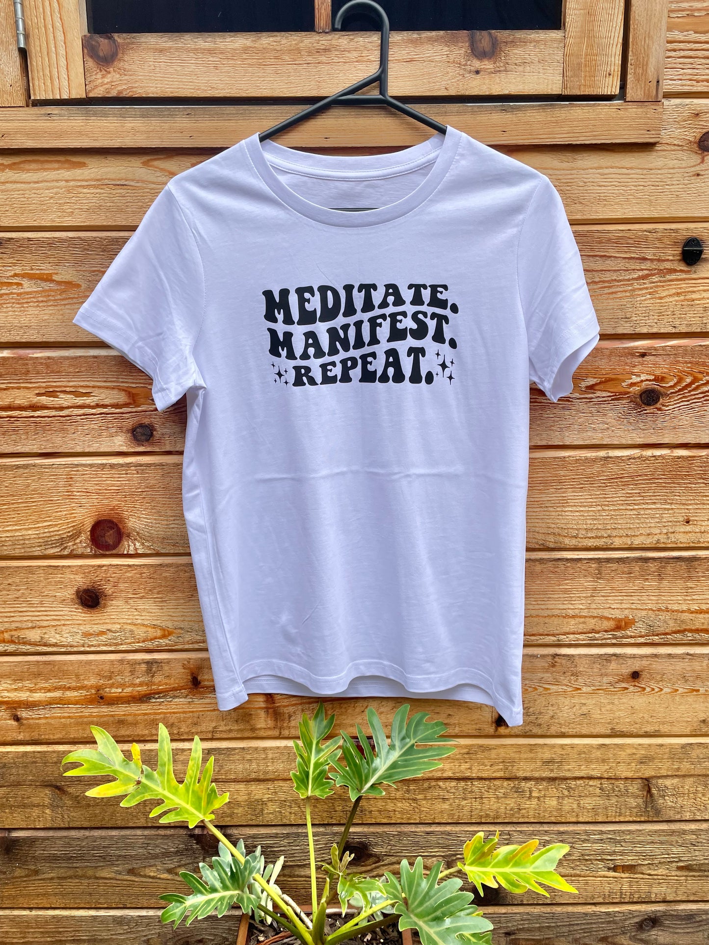 Spiritual Tee ~ Meditate Manifest Repeat