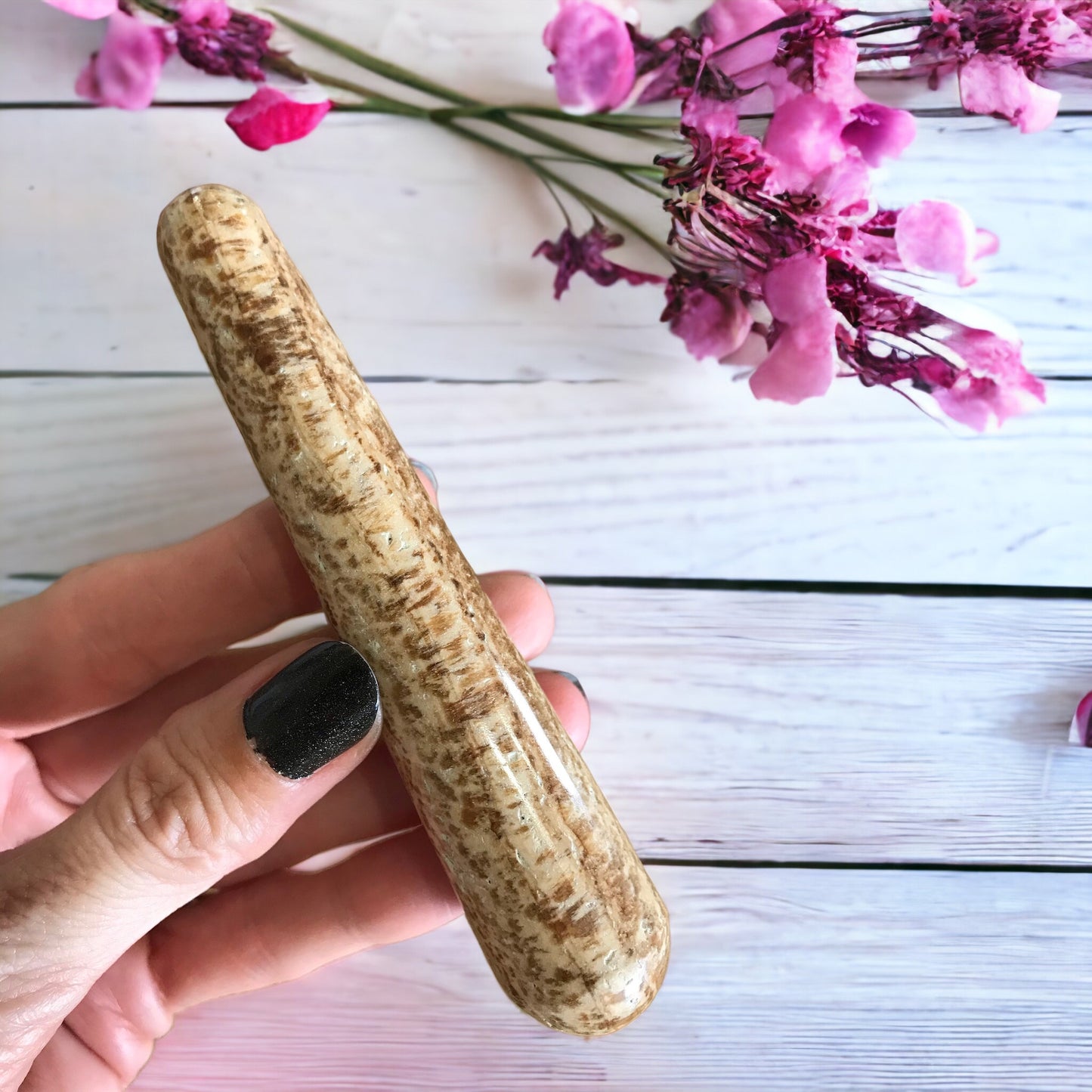 INTUITIVELY CHOSEN ~Aragonite Healing Wand