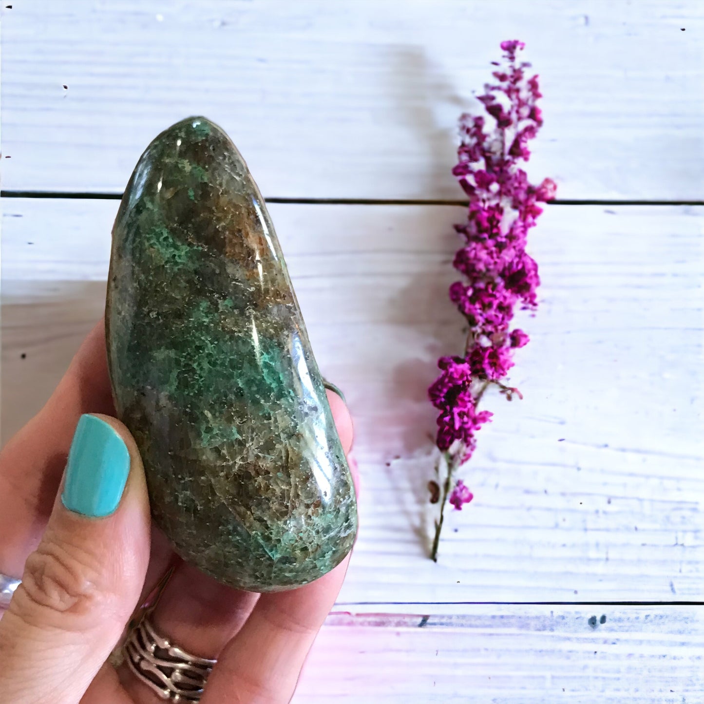 Contoured Body Wand ~ Chrysocolla