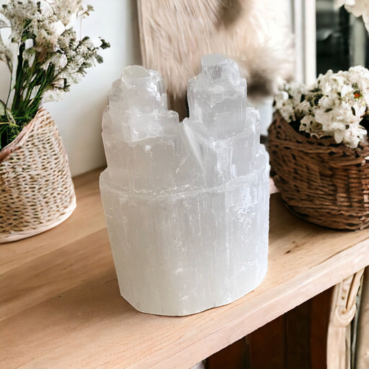 Selenite Tower Twin ~ 1kgs