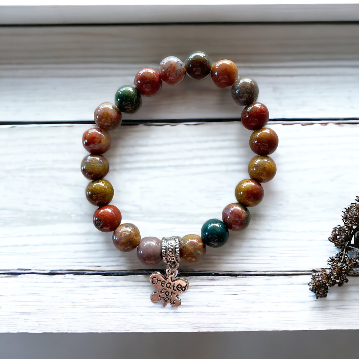 Ocean Jasper Healing Bracelet ~ Serenity