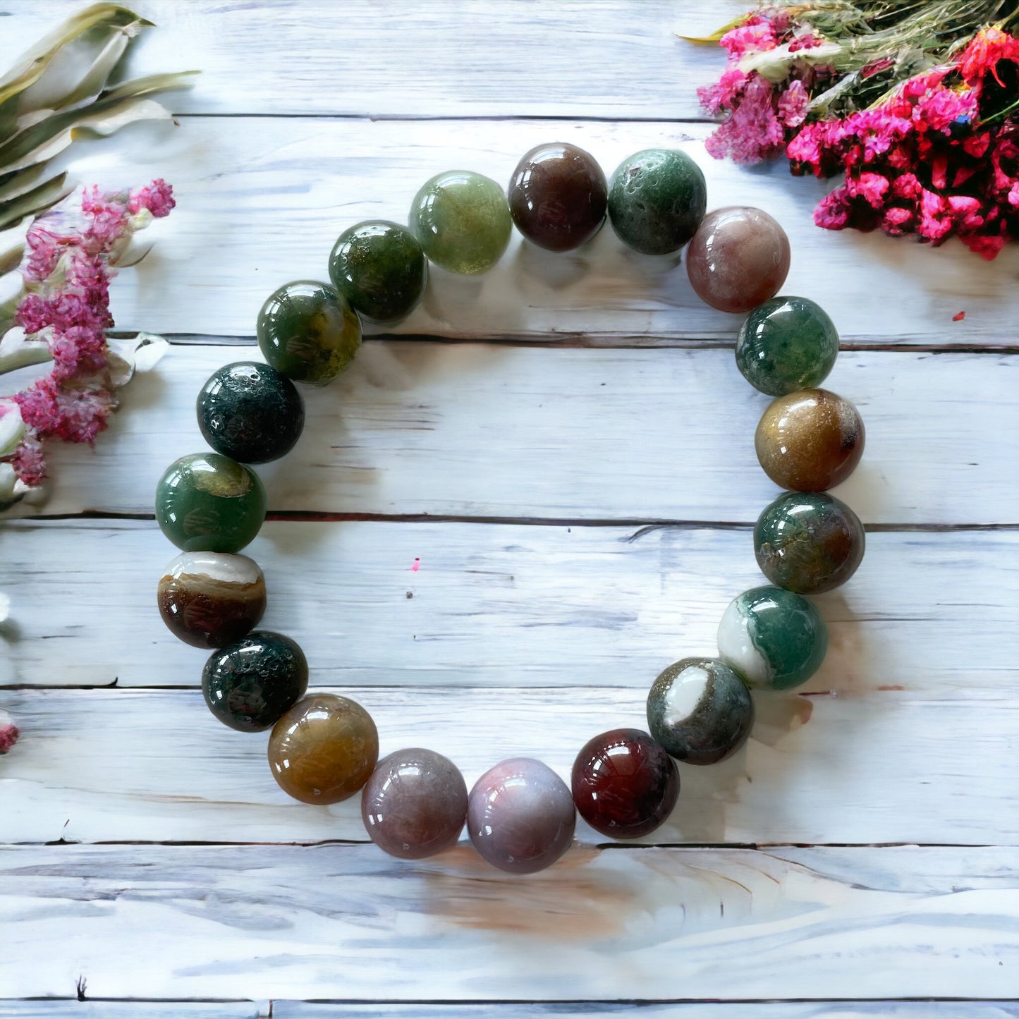 Indian Agate NURTURE Healing Bracelet ©️