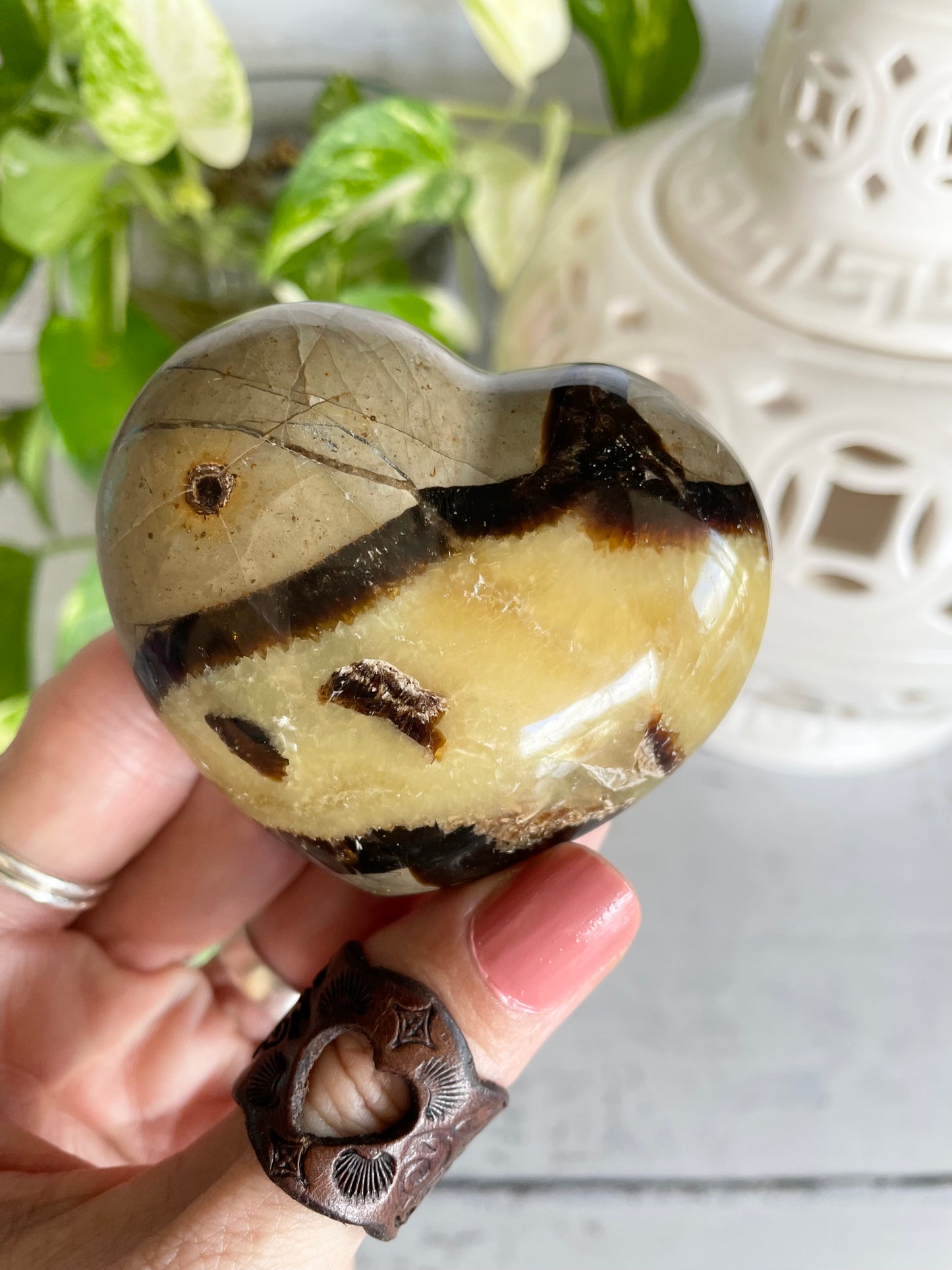 Septarian Heart