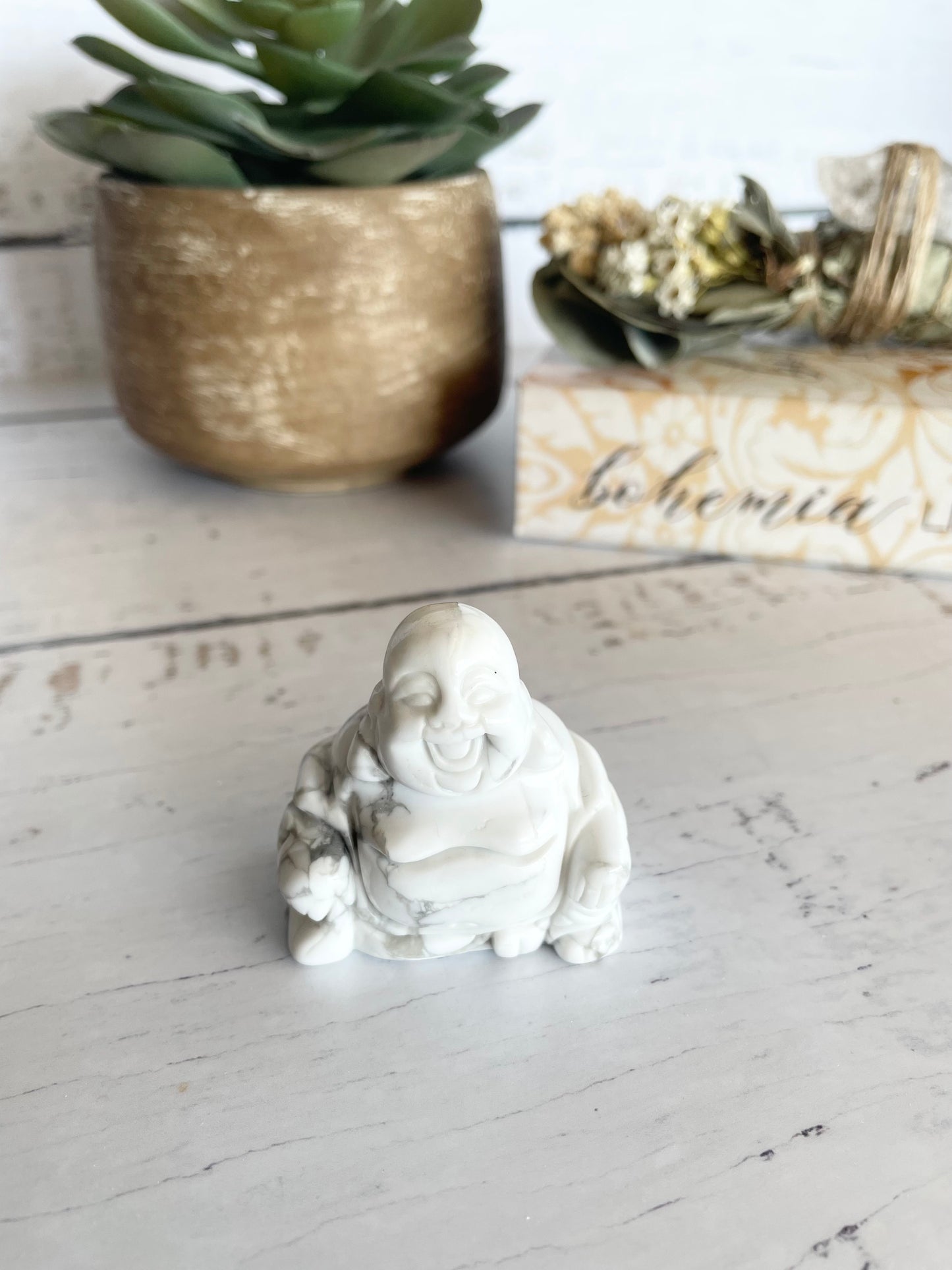 Buddha ~ White Howlite