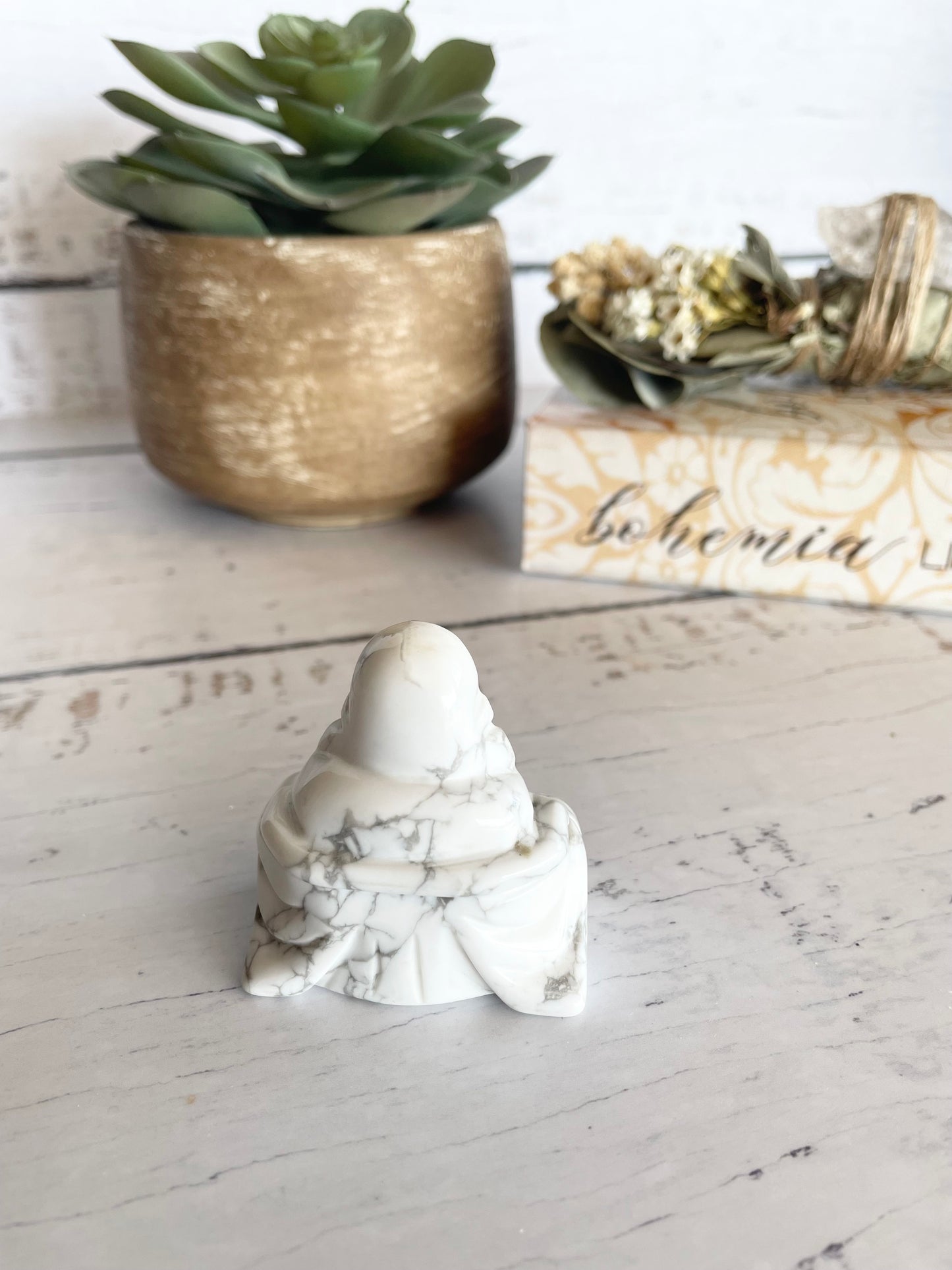 Buddha ~ White Howlite