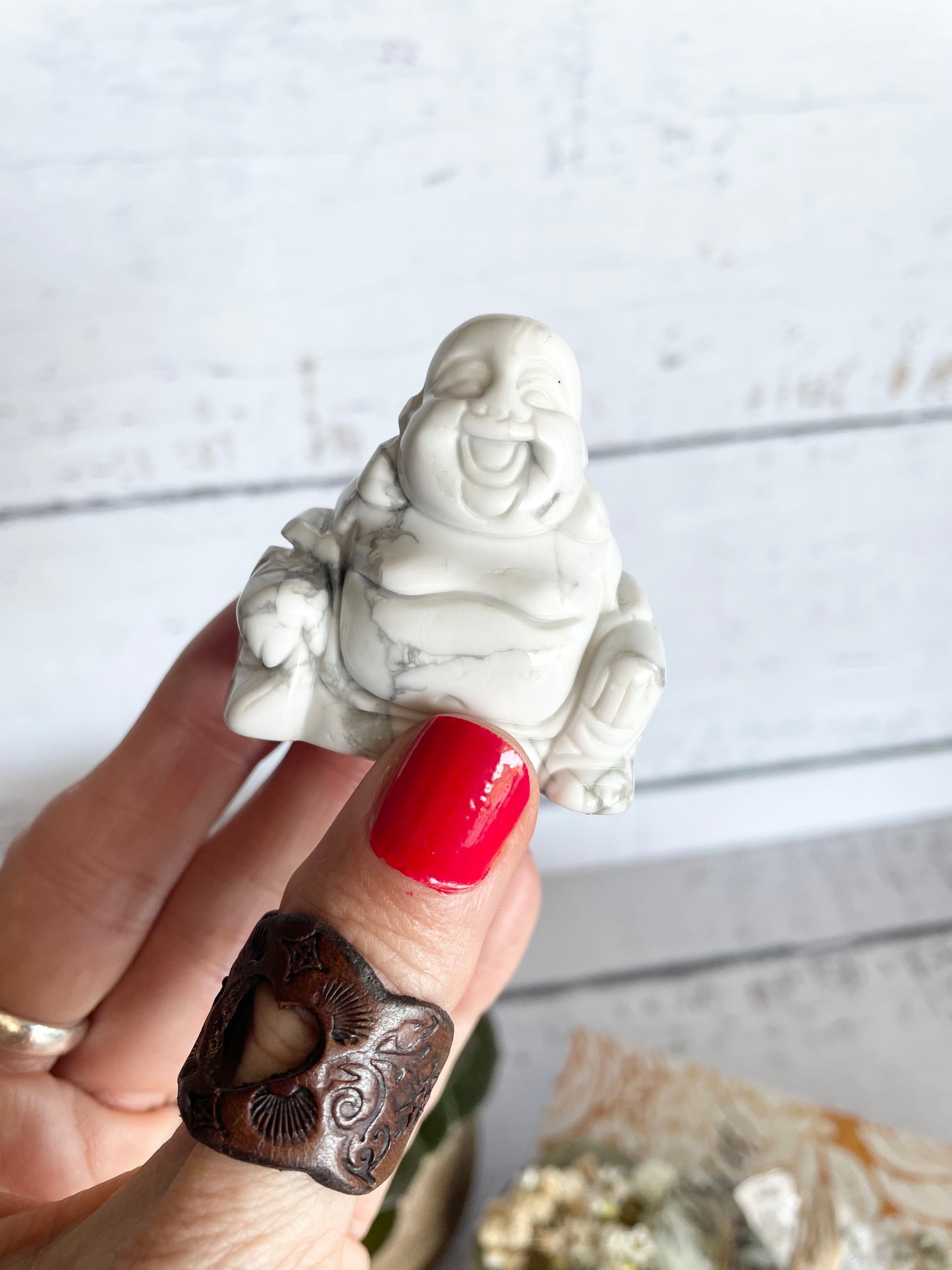 Buddha ~ White Howlite