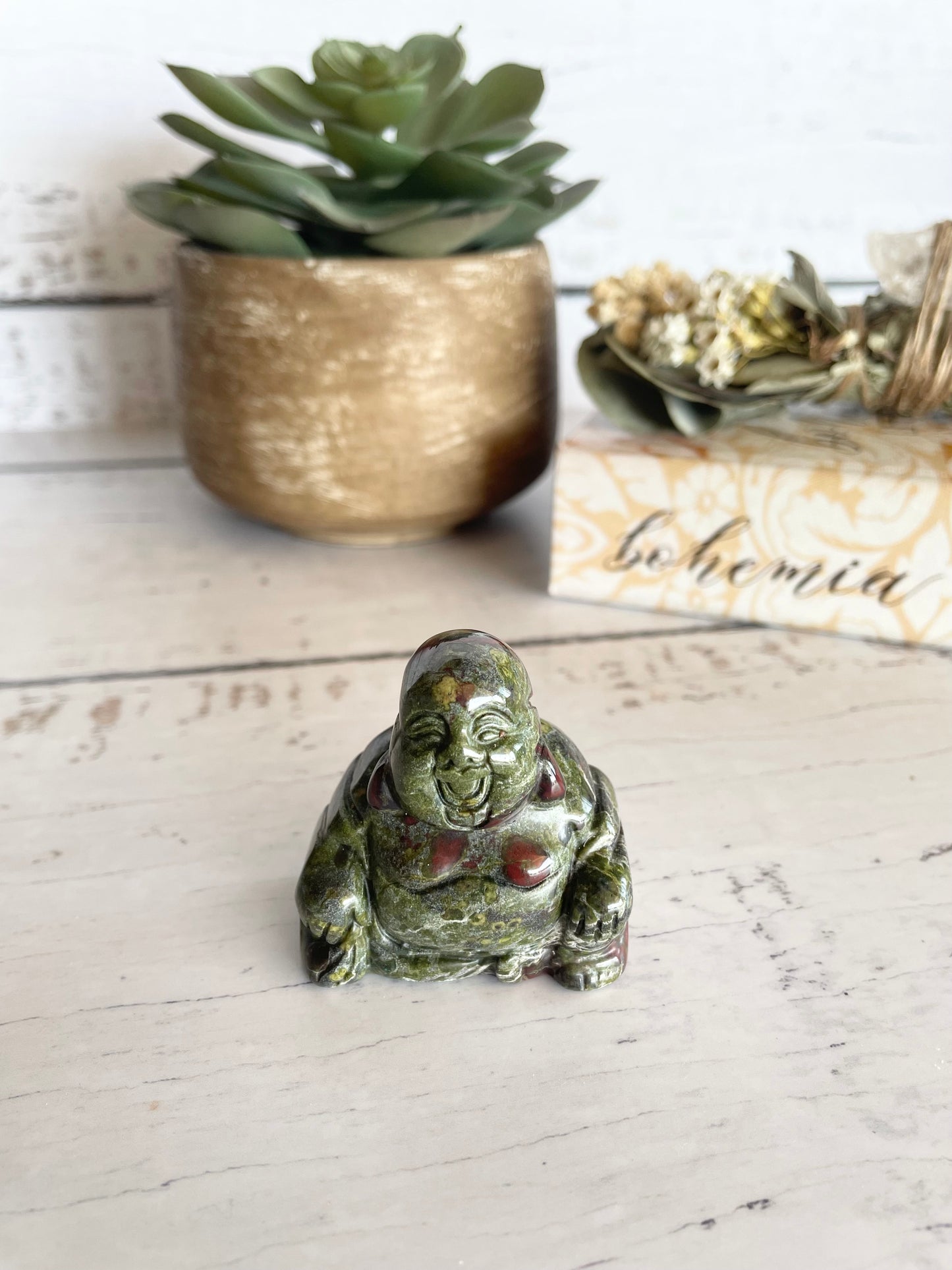 Buddha ~ Dragons Blood Jasper