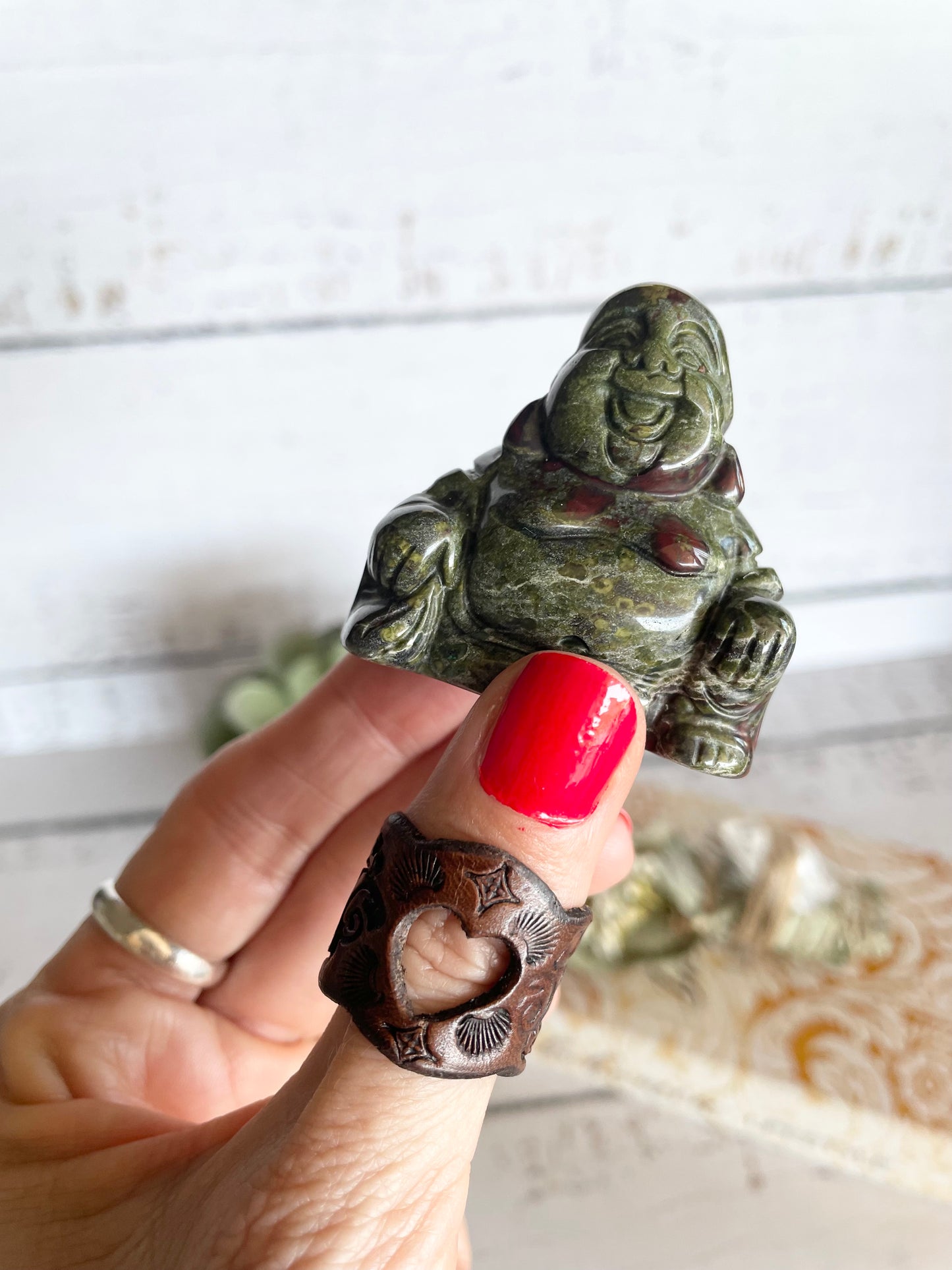 Buddha ~ Dragons Blood Jasper