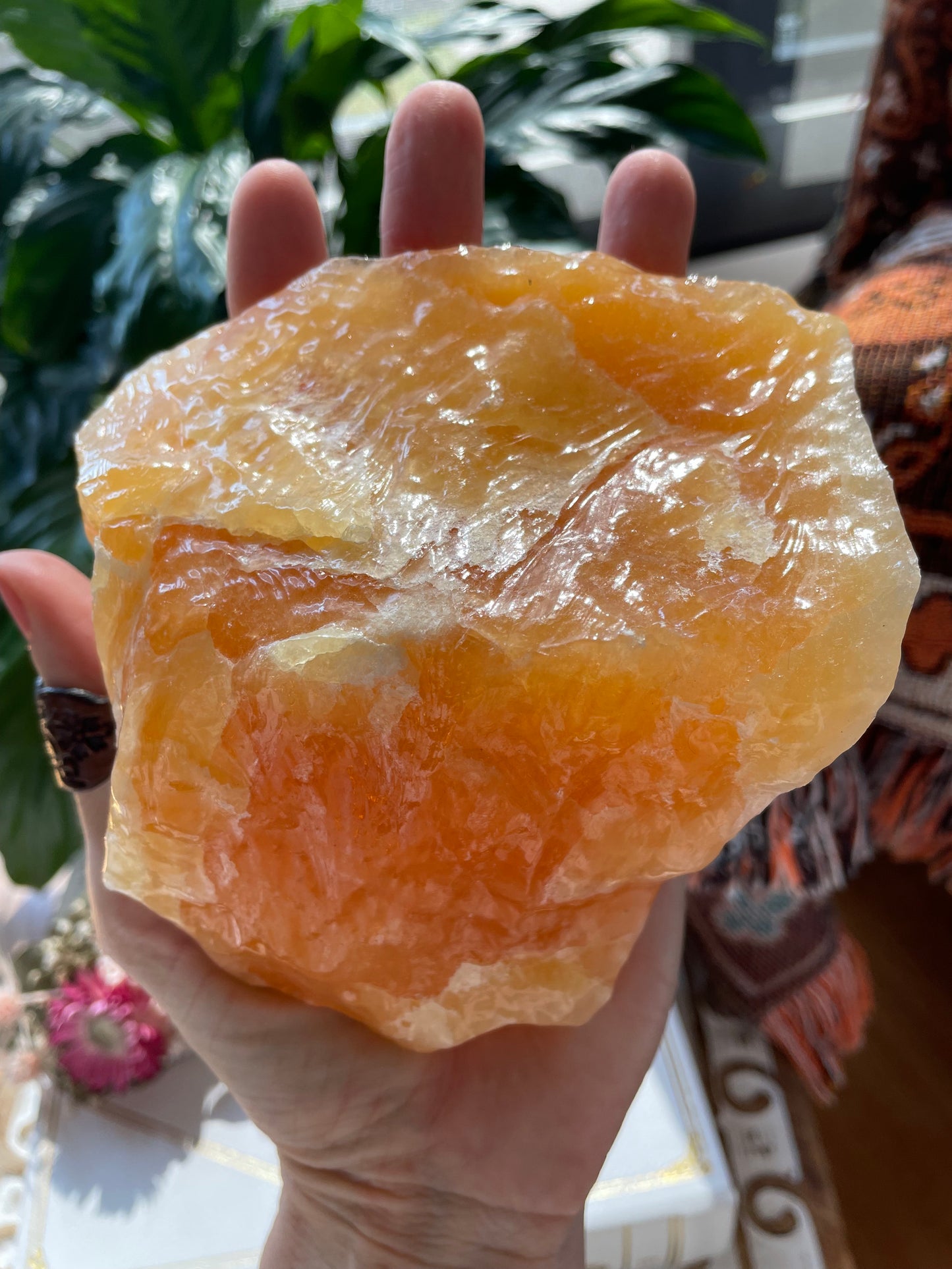 Orange Calcite