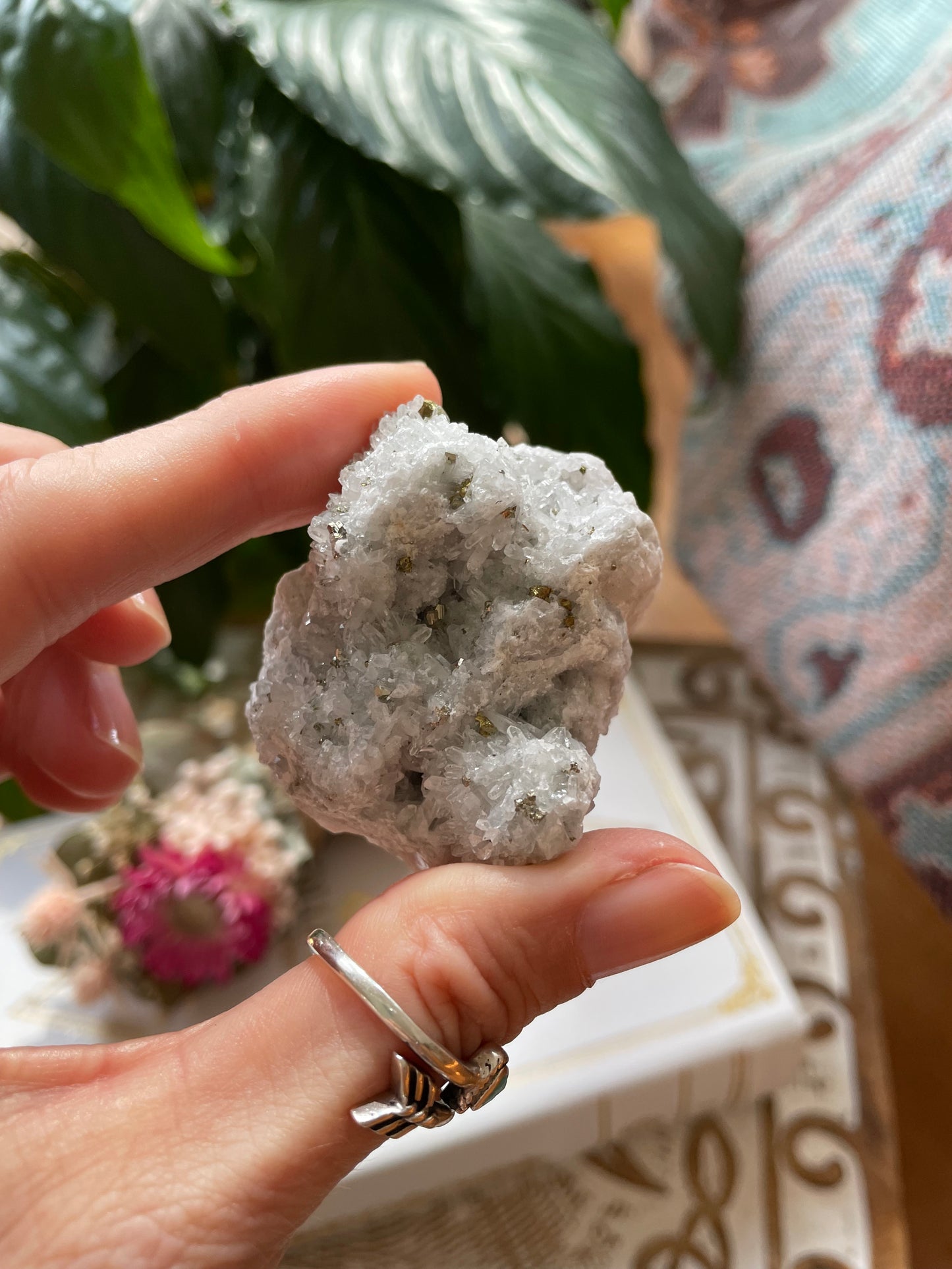 Quartz and Pyrite Cluster