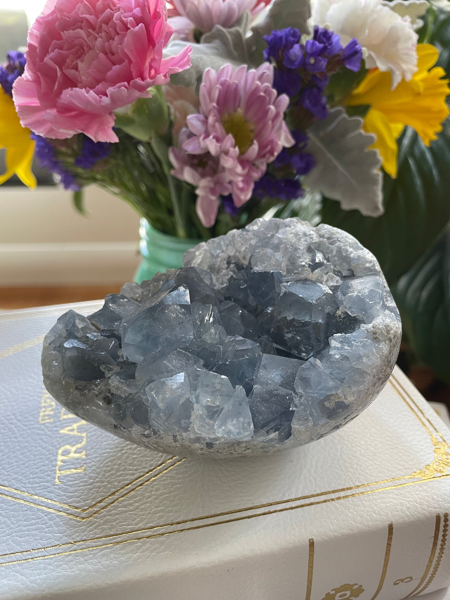 Celestite Geode Egg