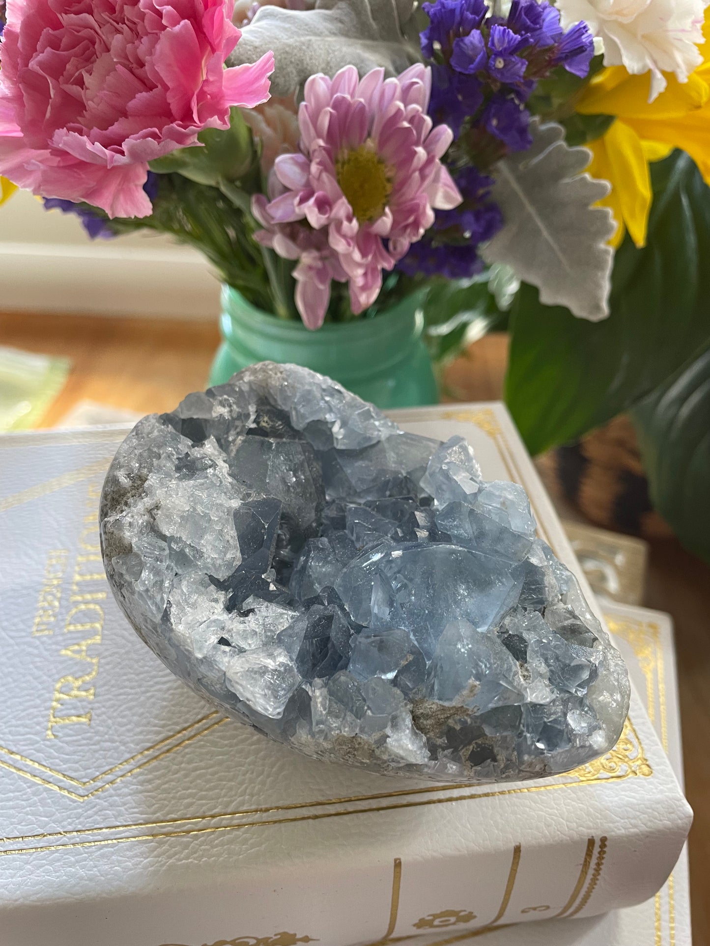 Celestite Geode Egg