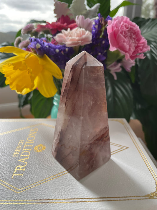 Fire Quartz Obelisk