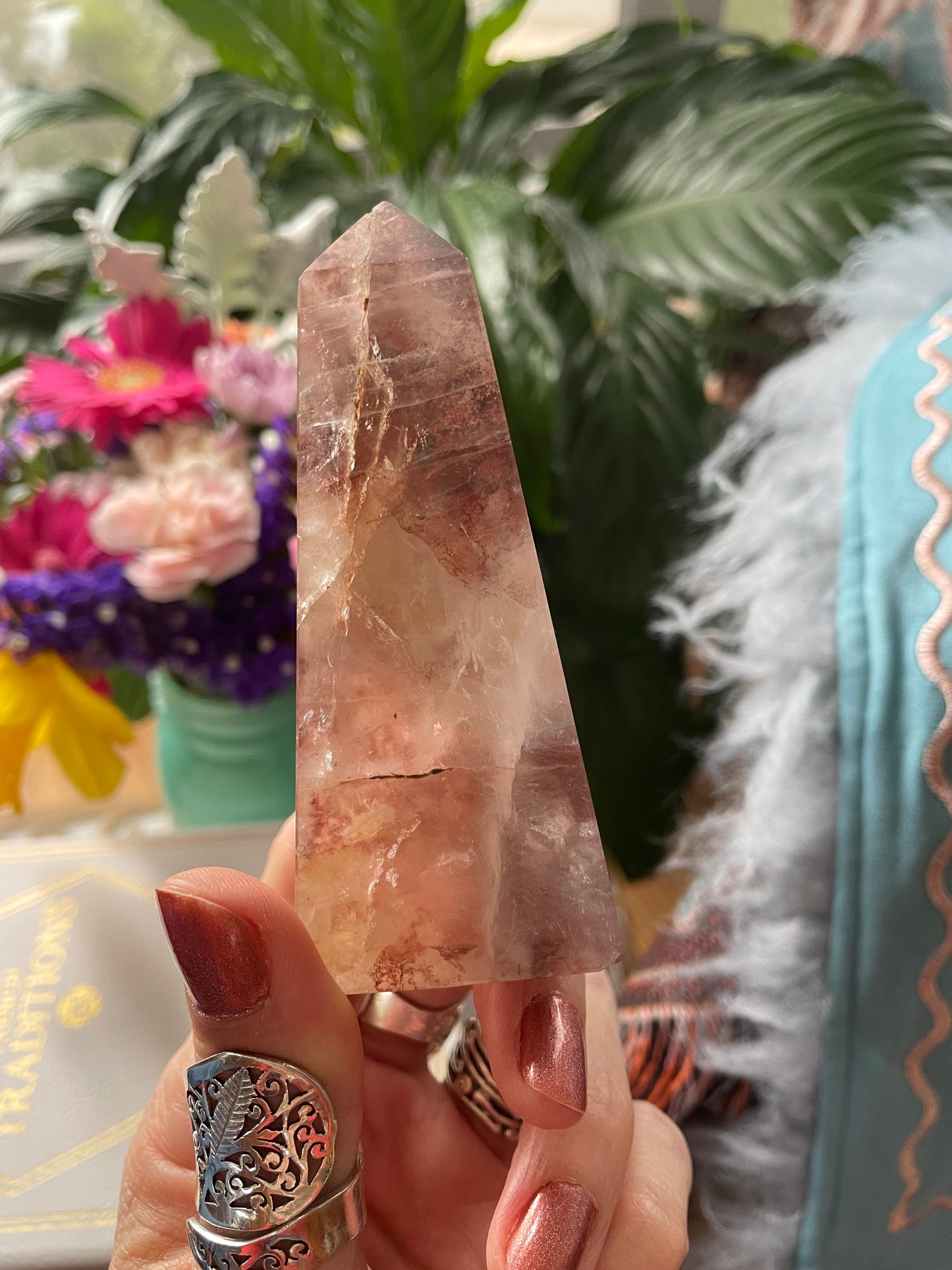 Fire Quartz Obelisk