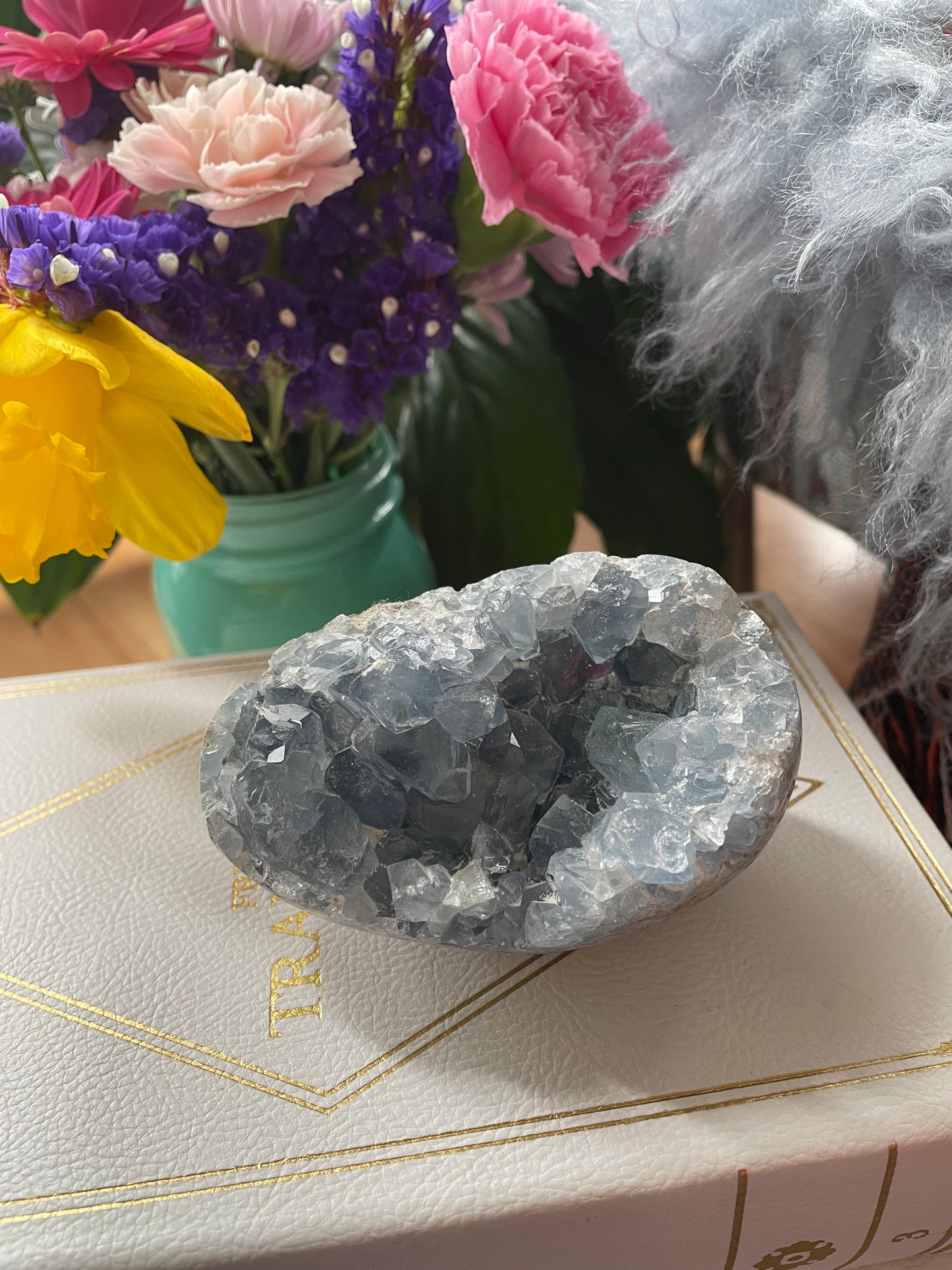 Celestite Geode Egg