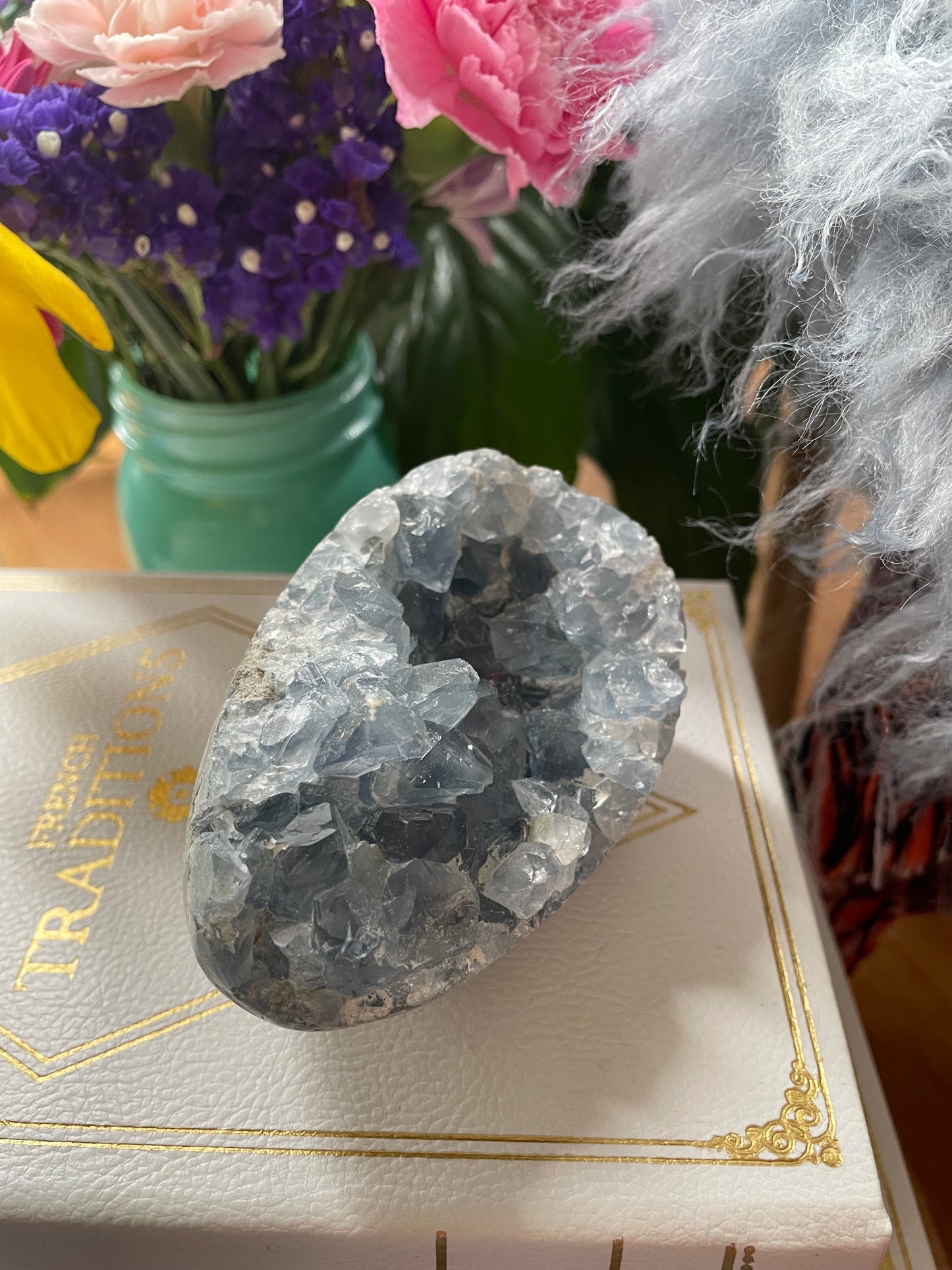 Celestite Geode Egg