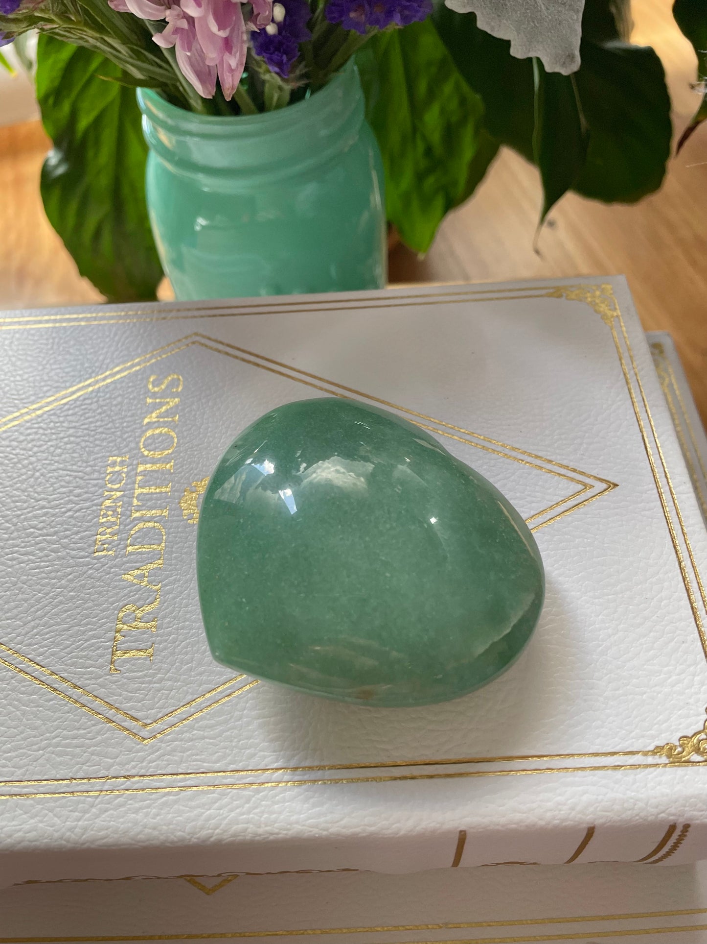 Green Aventurine Heart